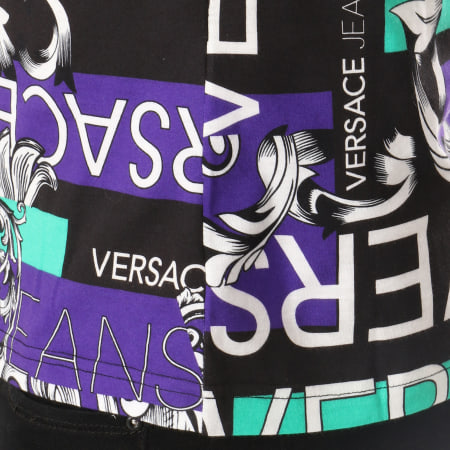 Versace Jeans Couture - Tee Shirt Tup600 B3GTA7S0 Vert Violet