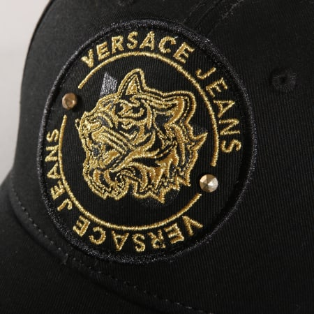 Versace Jeans Couture - Casquette VJ Tiger Noir Doré