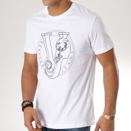 Versace Jeans Couture - Tee Shirt B3GTA76Q Blanc