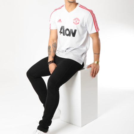 Adidas Performance - Tee Shirt De Sport Manchester United DP6831 Gris 