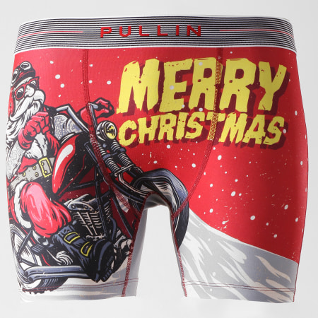 Pullin - Boxer Dirty Santa 2 Rouge Gris 