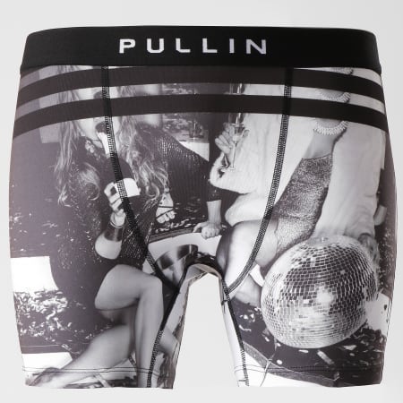 Pullin - Boxer Disco Noir Blanc