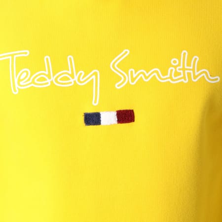 Teddy Smith - Sweat Capuche Seven Jaune