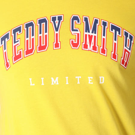 Teddy Smith - Tee Shirt Tid Retro Jaune