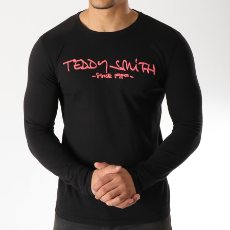 Teddy Smith - Tee Shirt Manches Longues Ticlass 3 Noir