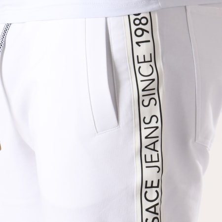 Versace Jeans Couture - Pantalon Jogging tup315 Logo Tape A2GTB1FI Blanc