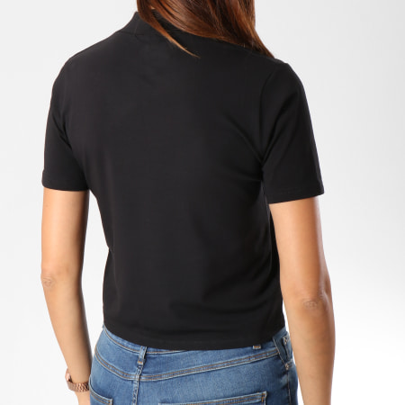 DC Comics - Tee Shirt Crop Femme Logo Noir