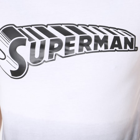 DC Comics - Tee Shirt Dégradé Comics Blanc Noir