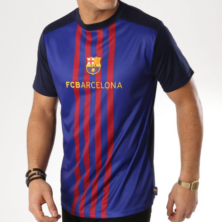 FC Barcelona - Tee Shirt Sublime Fan B18010 Bleu Marine