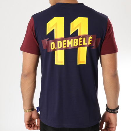 FC Barcelona - Tee Shirt Player Dembele Bleu Marine Bordeaux