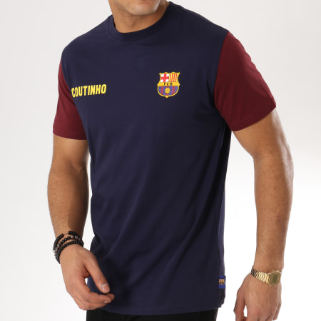 FC Barcelona - Tee Shirt Player Coutinho N7 B18004 Bleu Marine Bordeaux