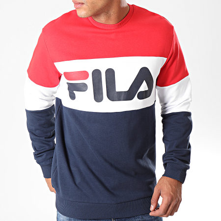 Fila straight blocked best sale crew sweatshirt