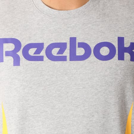 Reebok - Tee Shirt Manches Longues Classic V DX3840 Gris Chiné