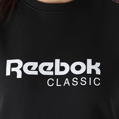 Reebok - Sweat Crewneck Femme Classic A DY1677 Noir Blanc