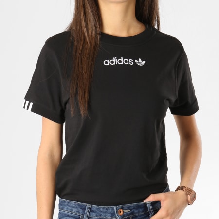 Adidas Originals - Tee Shirt Femme Coeeze DU7190 Noir Blanc