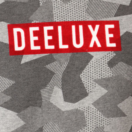 Deeluxe - Sweat Crewneck Heatens Gris Camouflage
