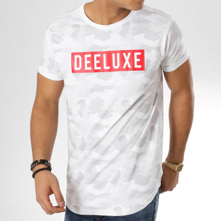 Deeluxe - Tee Shirt Oversize Weak Blanc Camouflage