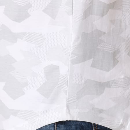 Deeluxe - Tee Shirt Oversize Weak Blanc Camouflage