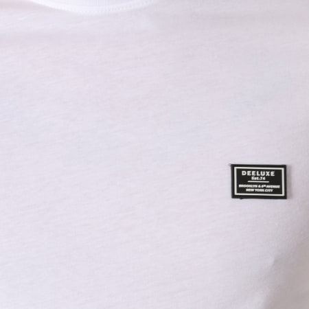 Deeluxe - Tee Shirt Oversize Jett S19-179 Blanc Noir