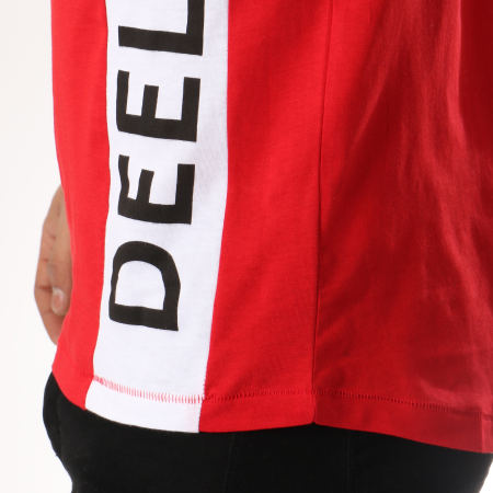 Deeluxe - Tee Shirt Nyles S19-181 Rouge Blanc