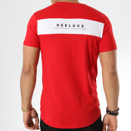 Deeluxe - Tee Shirt Nyles S19-181 Rouge Blanc
