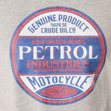 Petrol Industries - Tee Shirt TSR600 Gris Chiné
