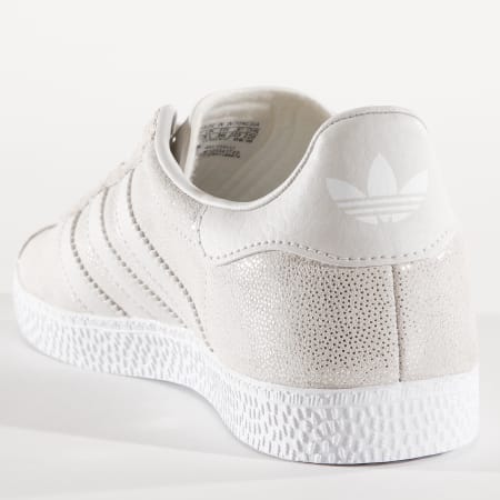 Adidas Originals - Baskets Femme Gazelle F34555 Footwear White Grey One 