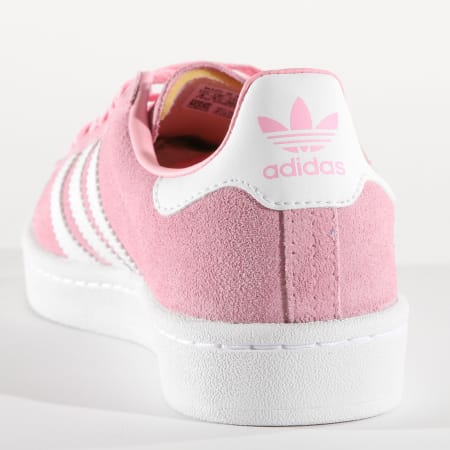 Adidas Originals - Baskets Femme Campus CG6643 Light Pink Footwear White