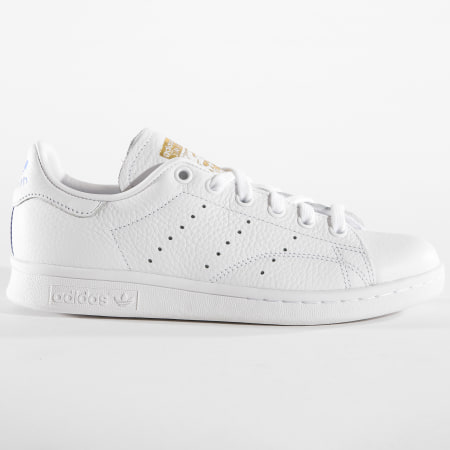 Adidas Originals - Baskets Femme Stan Smith CG6014 Footwear White Real Lilac Raw Gold