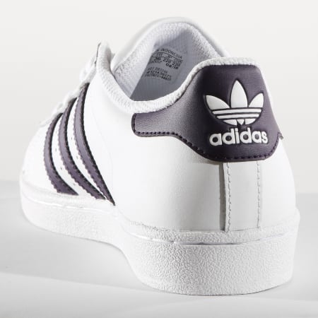 Adidas Originals - Baskets Femme Superstar DB3346 Footwear White Legend Purple Core Black
