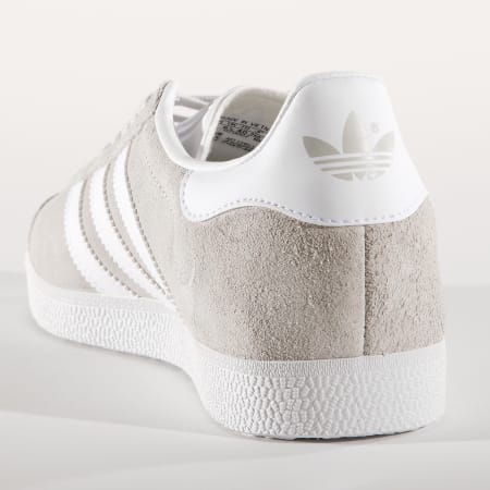Adidas Originals - Baskets Gazelle F34053 Grey One Footwear White Gold Metallic