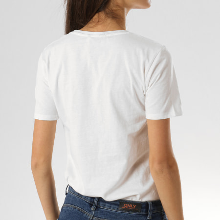 Kaporal - Tee Shirt Femme Braile Blanc