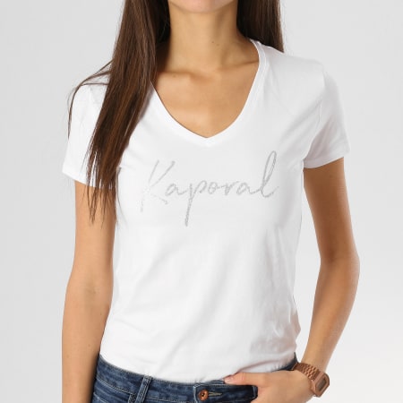 Kaporal - Tee Shirt Femme Buxom Blanc