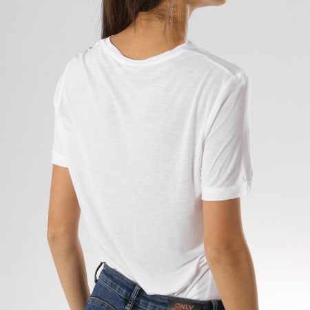 Kaporal - Tee Shirt Femme Facto Blanc
