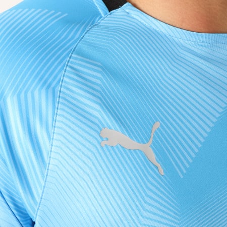 Puma - Tee Shirt De Sport OM Graphic Jersey 754654 Bleu Clair
