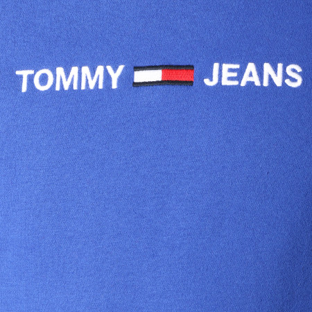 Tommy Hilfiger - Sweat Capuche Small Logo 5146 Bleu Roi