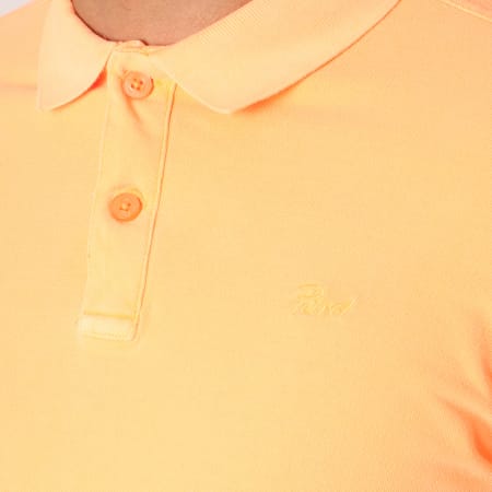 Petrol Industries - Polo Manches Courtes POL900 Orange Fluo
