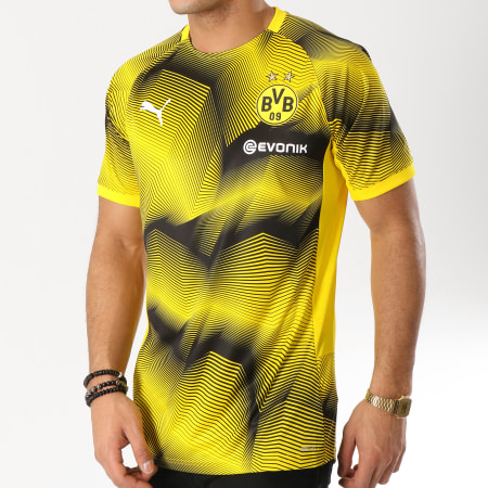 Puma - Tee Shirt De Sport BVB Stadium Graphic Jersey Jaune Noir