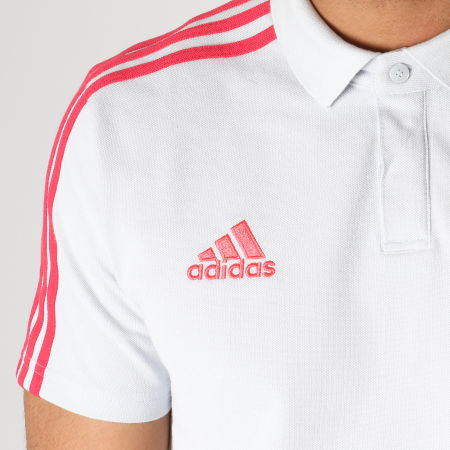 Adidas Sportswear - Polo Manches Courtes Manchester United DP6828 Gris Rouge