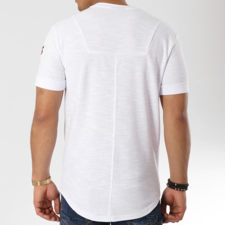 Hechbone - Tee Shirt Oversize Par Blanc Floral