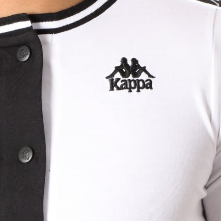 Kappa - Tee Shirt A Bandes Authentic Popeye 3032M70 Noir Blanc