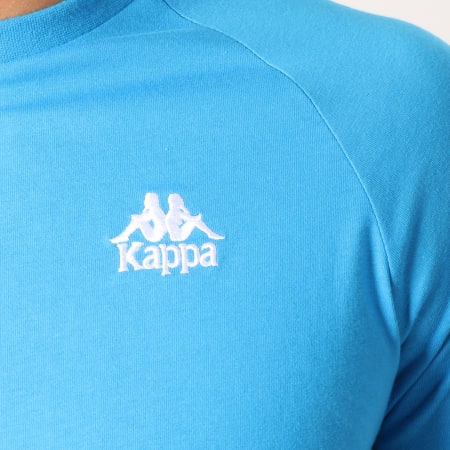 Kappa - Tee Shirt A Bandes Authentic Anders 303HNK0 Bleu Clair