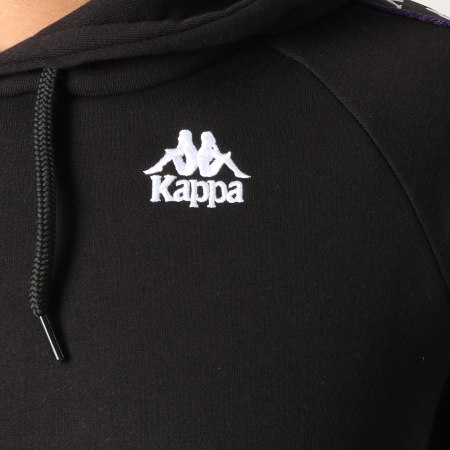 Kappa - Sweat Capuche A Bandes Authentic Botticelli 303Z3P0 Noir