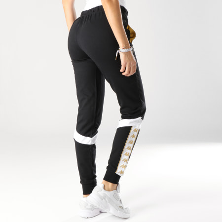 Banda Adev Slim Pantalon Kappa en coloris Noir Femme Vêtements Articles de sport et dentraînement Survêtements 