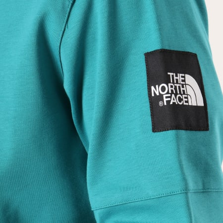 The North Face - Sweat Capuche Fine Box Vert D'Eau