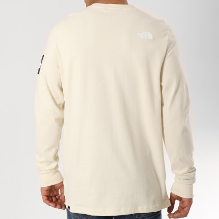 The North Face - Tee Shirt Manches Longues Fine 2 Ecru
