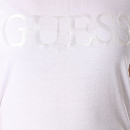 Guess - Tee Shirt Femme W91I45K7WS0 Blanc
