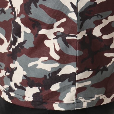 Charo - Tee Shirt Avec Bandes Ood Vert Kaki Camouflage 