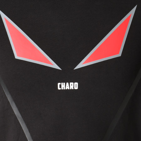Charo - Sweat Capuche Predator Noir