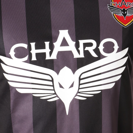 Charo - Tee Shirt De Sport Champion Noir Gris Anthracite